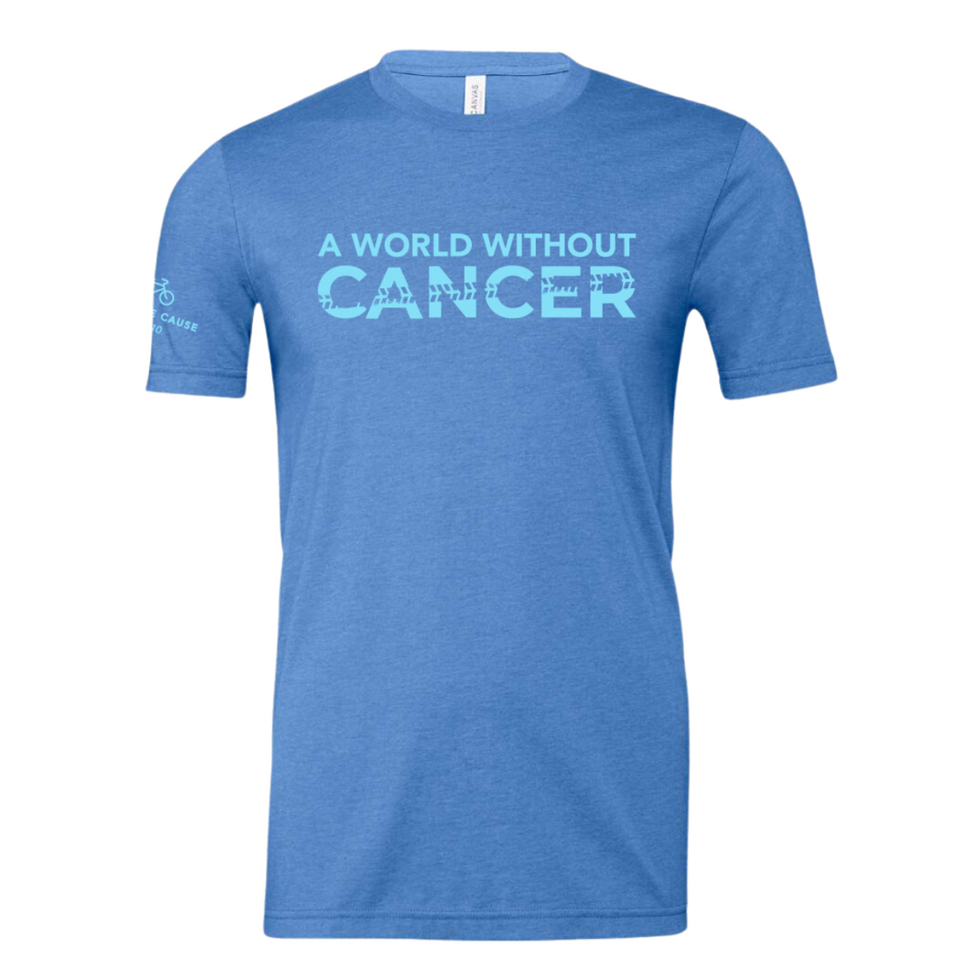 A World Without Cancer Tee | Blue