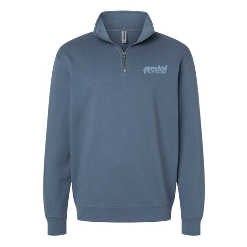 Men's 1/4 Zip Pullover - Storm Blue