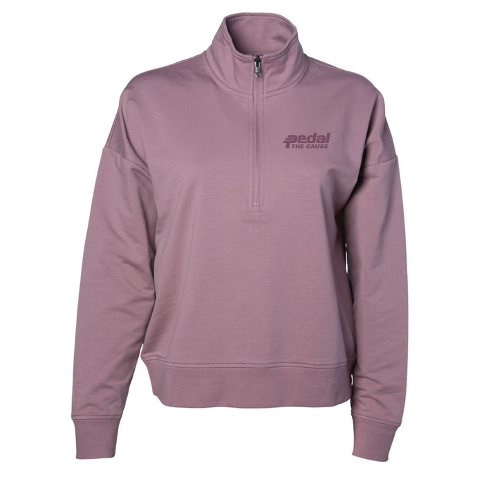 Women's 1/4 Zip Pullover - Orchid