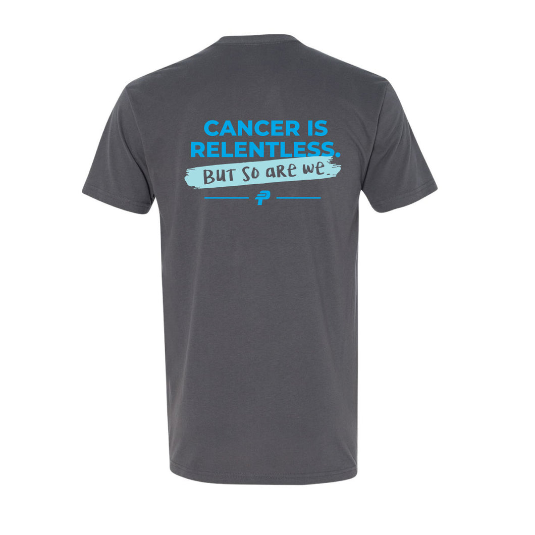 Cancer is Relentless Grey T-Shirt