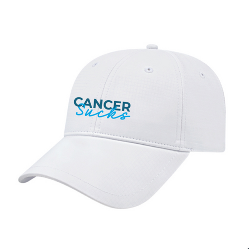 Cancer Sucks Hat | White