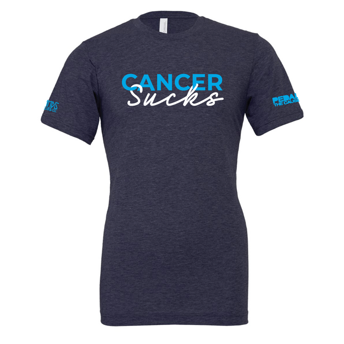 Cancer Sucks Tee | Navy