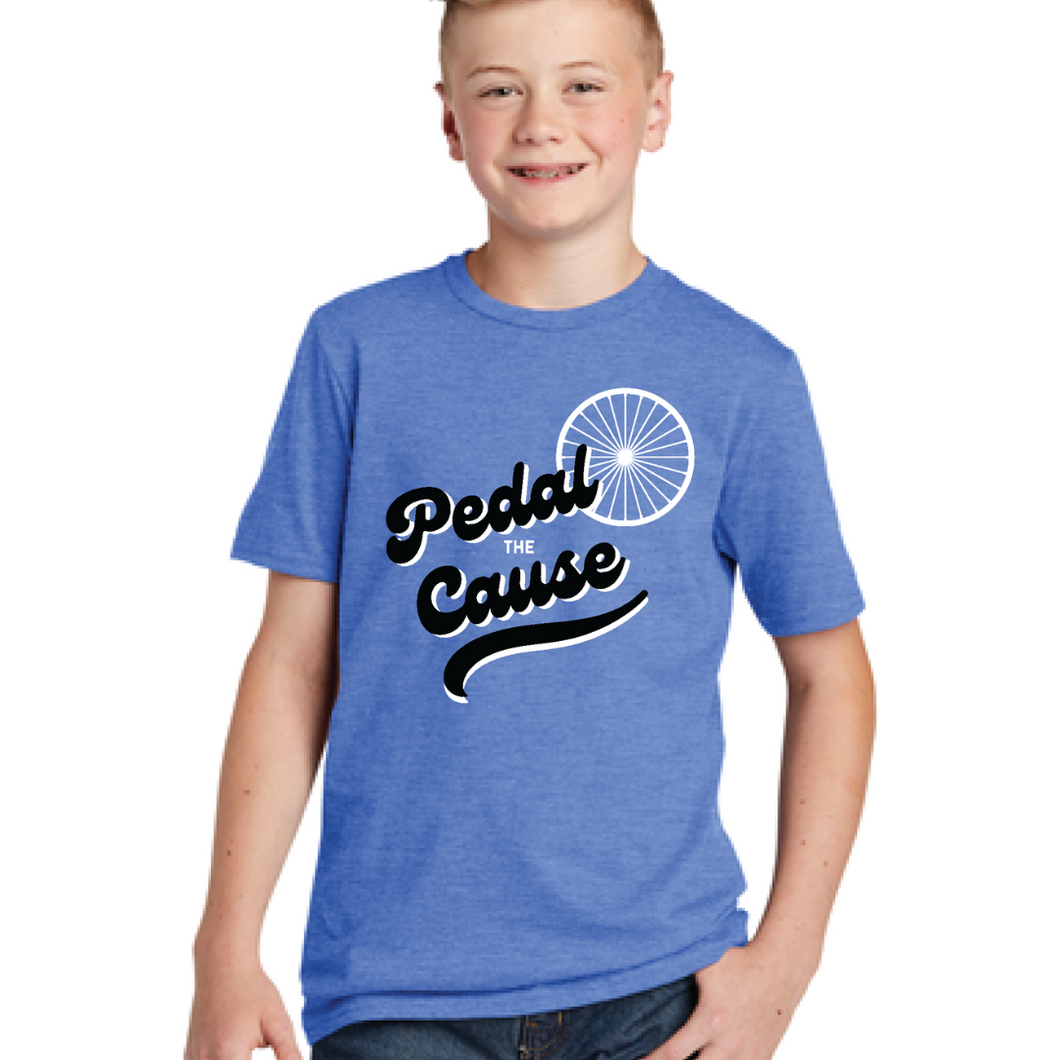 pedal t shirt Pedal Bike Wheel Youth T-Shirt – Pedal the Cause
